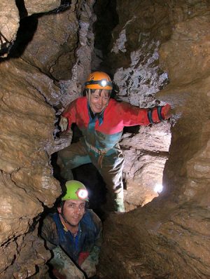 In a cave - Somerset