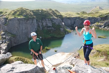Outdoor adventure - climbing